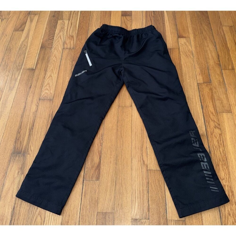 Bauer Pants Team Hockey Warmup Pants Youth Size Medium Black